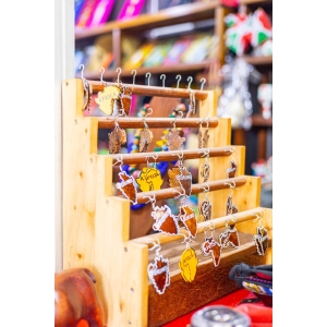 Earings with African Map